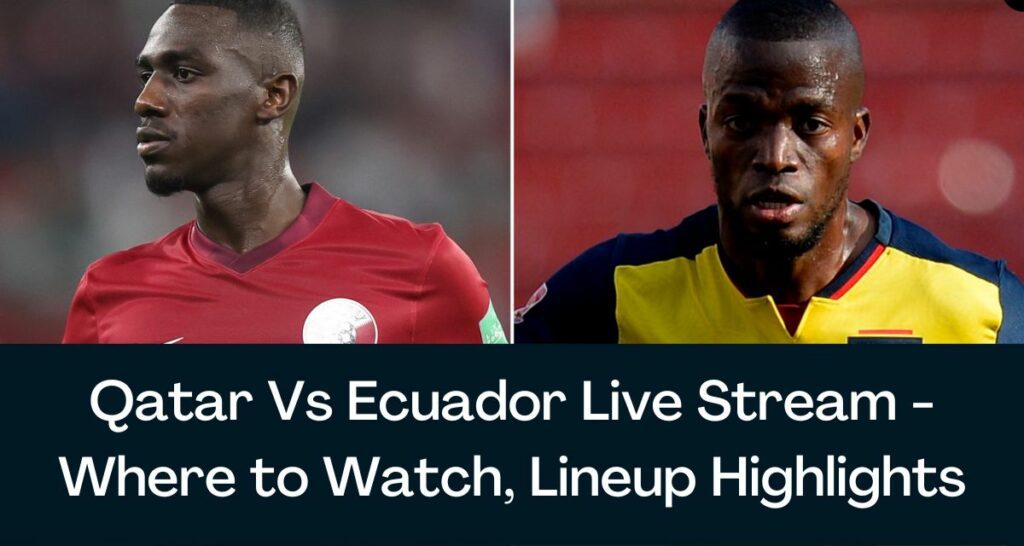 Qatar Vs Ecuador Live Stream - Where to Watch, Lineup Highlights