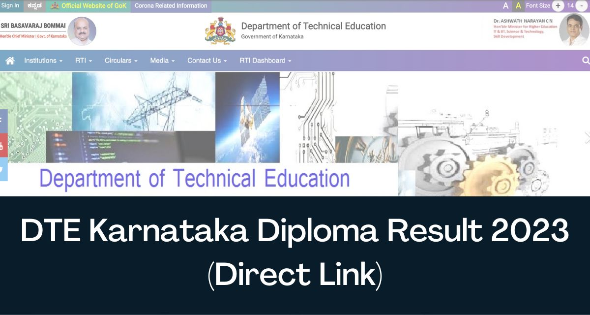 DTE Karnataka Diploma Result 2023 - Direct Link BTELINX 2nd, 4th, 6th Sem Results @dtek.karnataka.gov.in