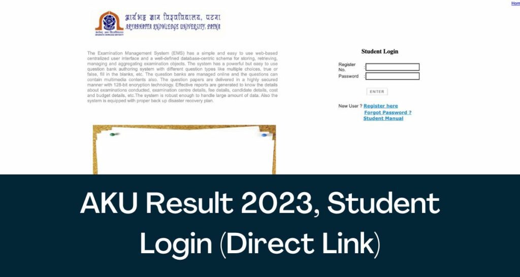 AKU Result 2023 - Direct Link Student Login @ akubihar.ac.in