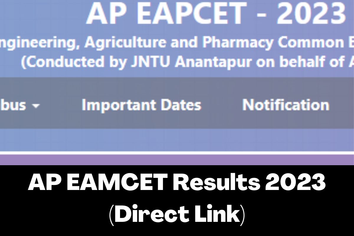 AP EAMCET Results 2023 (Direct Link)
